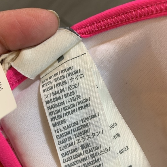 Gilly Hicks Two Piece Pink & White Stripe Bikini top in NWT Bottom is NWOT - Picture 10 of 11